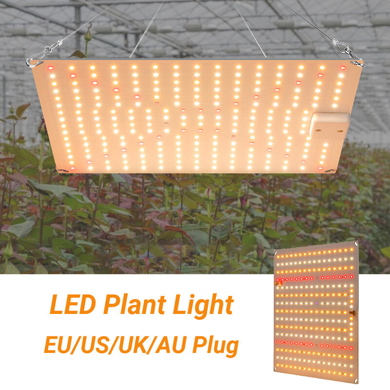 Led espectro completo cresce a luz 192/240/360 leds para hidroponia com efeito de estufa vegetal ue/eua/reino unido/au plug quantum board planta lâmpada