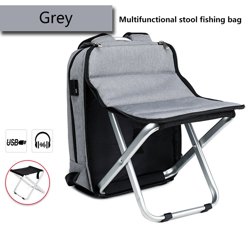 Vip cadeira dobrável mochila cadeira portátil liga de alumínio mochila dobrável fezes cadeira de pesca multifuncional equipamento mochila