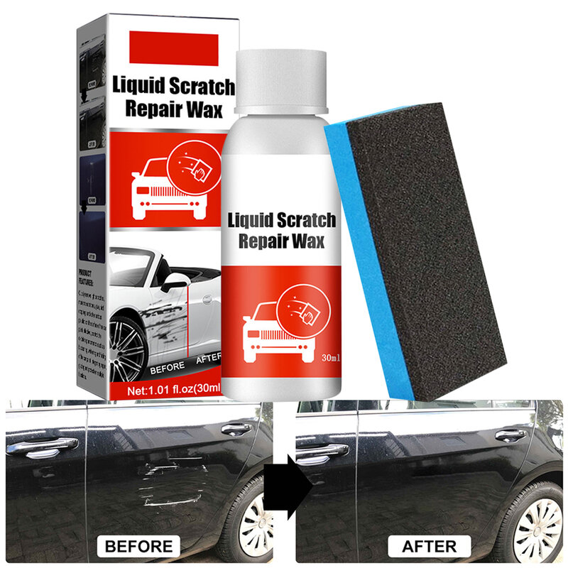 Kit de polissage de cire pour réparation de peinture de voiture, anti-rayures, dissolvant, soins, stylisme automobile, outil de nettoyage