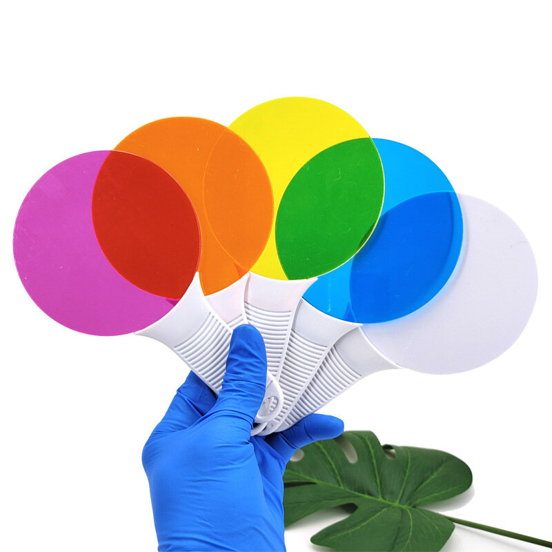 Filtri a colori colori gioco di miscelazione giocattolo tre colori primari del filtro della luce strumento per esperimenti scientifici ottici giocattolo per bambini