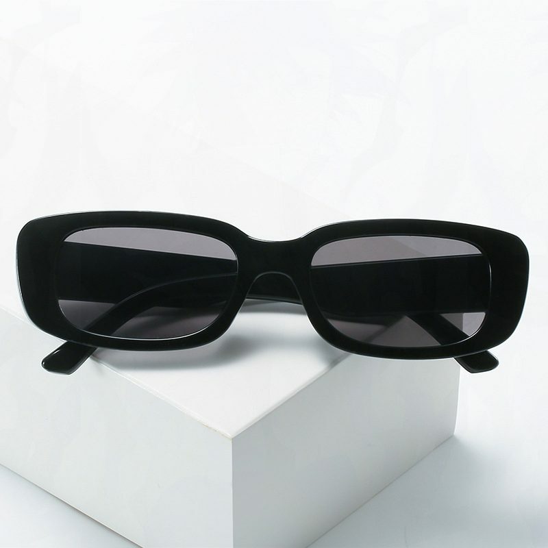 جديد الوردي مستطيل النظارات الشمسية النساء إطار صغير نظارات شمسية مربع مستطيل Vintage نظارات الرجعية الإناث ظلال العلامة التجارية مصمم