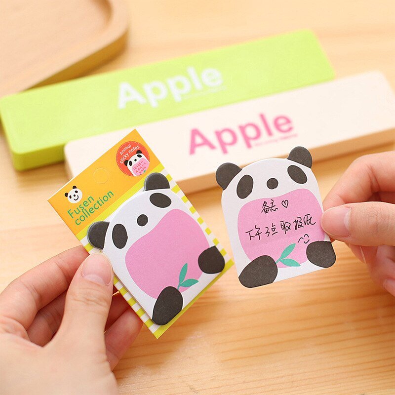 20 Pages Cute Cartoon Animal Memo Pad Sticky Notes Diy Notebook Paper Planner Korean Stationery Notepad Notes