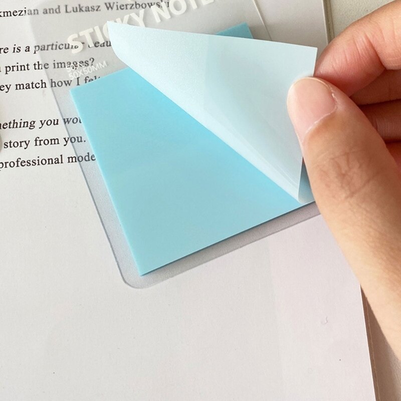 5x/Set Memo Sticky Pads impermeabili note appiccicose traslucide per leggere studiare il nuovo Dropship