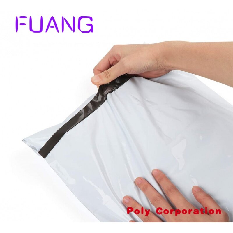 Sacos de transporte plásticos Branco auto-adesivo Bulk Roll Package Mailing Pouch Parcel para embalagem vented enviando sacos mais miler