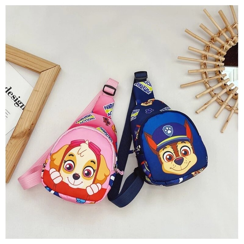 New Paw Patrol Messenger Bag Anime Figures Fashion Cute Kids portamonete Outdoor Travel Messenger Bag ragazzi ragazze zaino