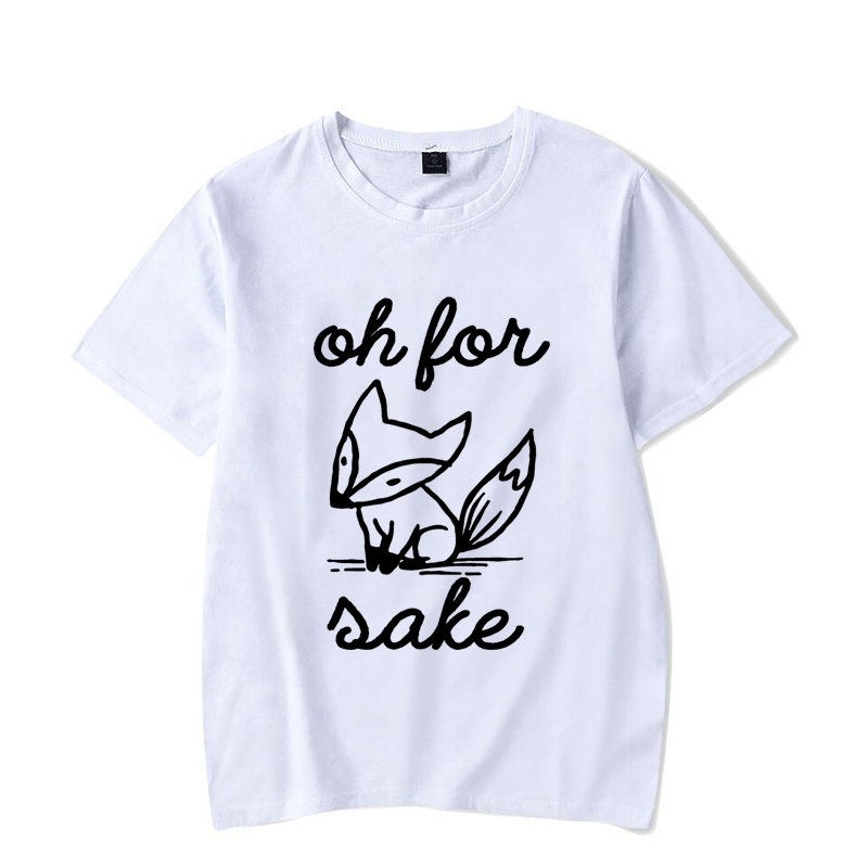 Funny Fox Print T-shirt Voor Vrouwen Harajuku Grafische Tees Shirt Femme Lichtgevende Vrouwen T-shirt Kawaii Vrouwelijke Tshirt Y2k kleding