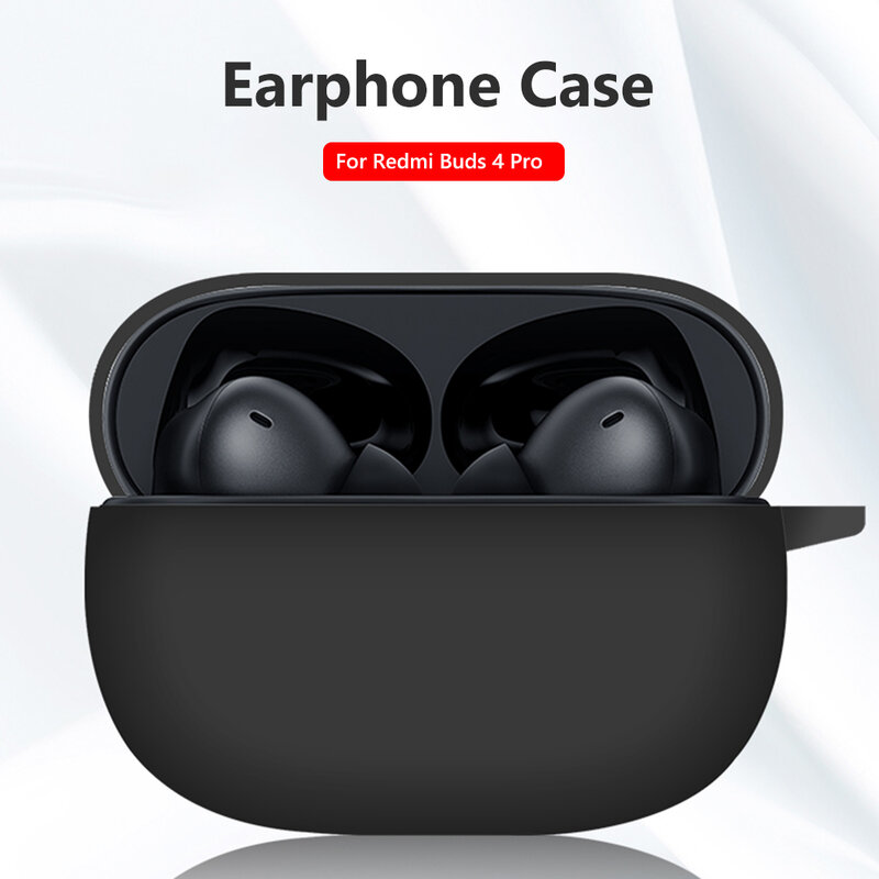 หูฟังสำหรับ Redmi Buds 4 Pro ชาร์จหูฟังกล่องเต็มรูปแบบพร้อม Hook