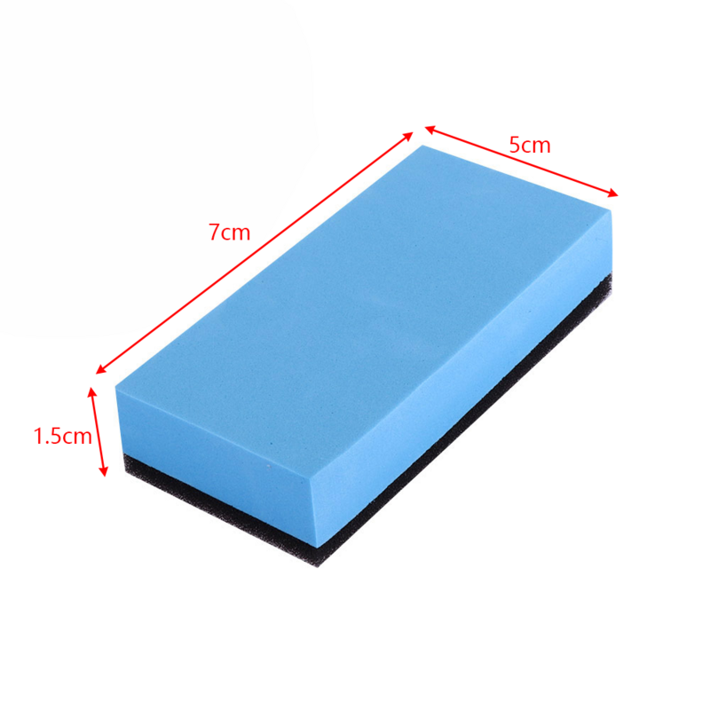 2/5/10/20 pces carro revestimento cerâmico esponja eva vidro nano cera revestimento aplicador almofadas 7.5*5*1.5cm suprimentos de limpeza