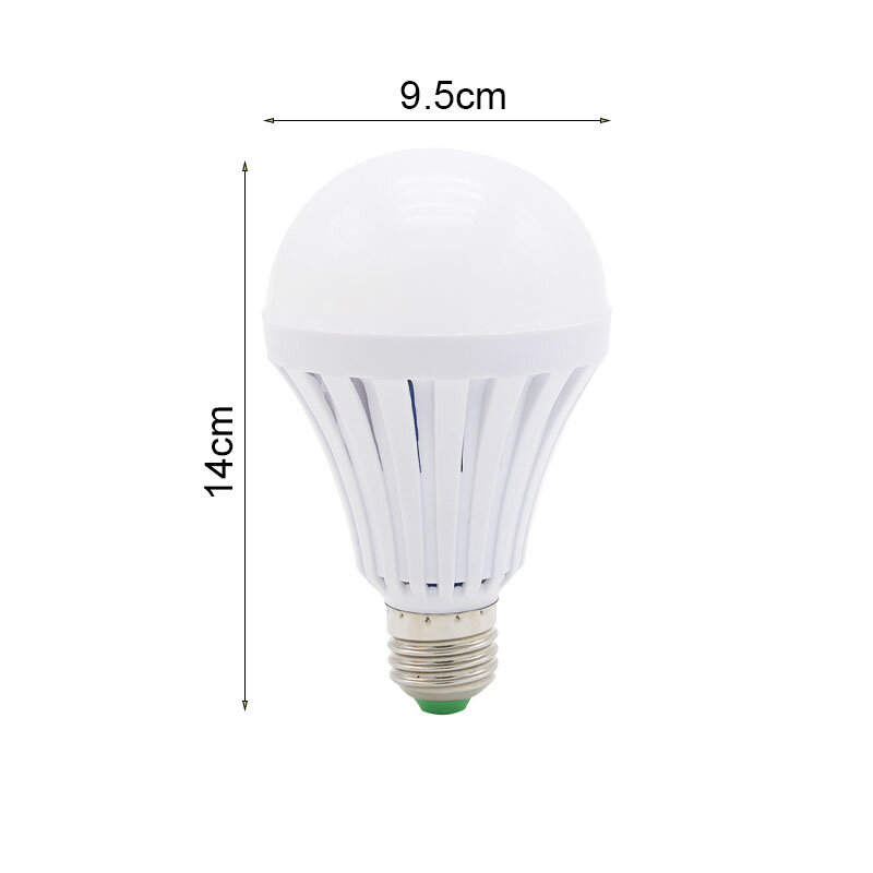 LED 비상 조명 전구 E27 LED 램프, 충전식 배터리 조명 램프, 야외 조명 봄빌라 후크 플러그, 5-12W