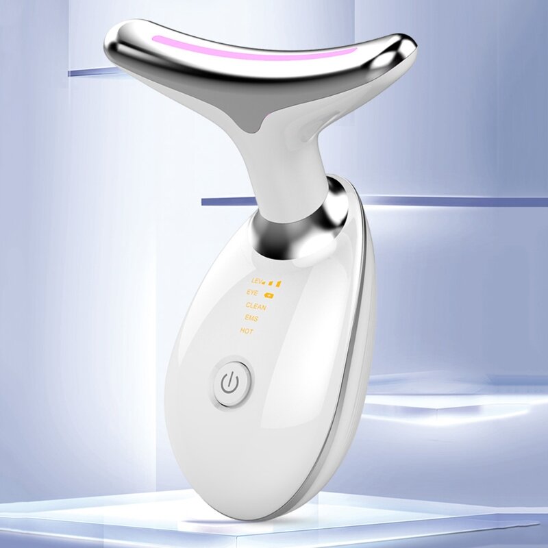 Face Massager Anti Wrinkles High Frequency Vibration Anti Aging Reduced Puffines D0UE