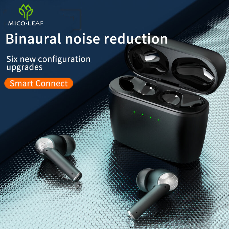 Écouteurs sans fil Bluetooth ANC ENC, oreillettes antibruit à double profondeur, musique HiFi, casque d'écoute étanche pour sport avec micro