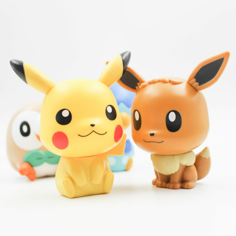 Pokemon Marke Pikachu Eevee Begrenzte Periphere Figur Montiert Spielzeug Kapsel Puppe Ibrahimovic Modell Sammlung Urlaub Geschenk