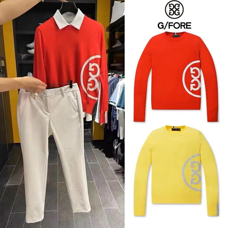 New G4 Golf Clothes Women Outdoor Casual High Quality Branded Sweaters Autumn Winter Warm Knit Tops Designer Pullovers