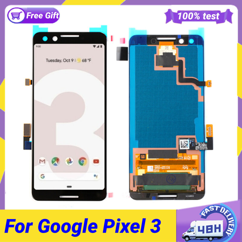 Оригинальный ЖК-дисплей Amoled для Google Pixel XL, 2XL, 3XL, 3A, 3AXL, 4XL, 4A, 5, ЖК-экран дисплей, дисплей с дигитайзером в сборе, замена