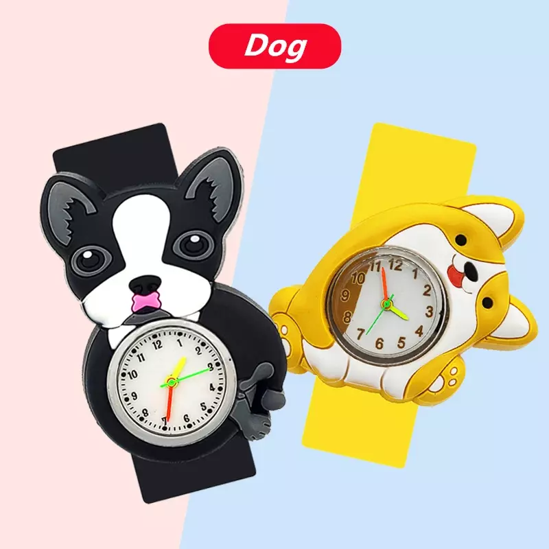 Low Price Wholesale Children Slap Wrist Watch Clock Baby Study-time Toy Kids Digital Watches for Boys Girls Birthday Gift Reloj