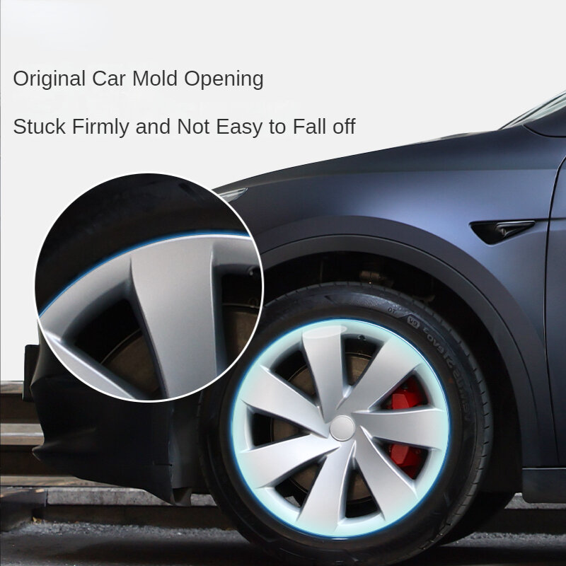 4PCS for Tesla Model Y Hub cap Original Car Replacement Wheel Cap 19-Inch Automobile Hubcap Full Cover Accessories 2021 2022