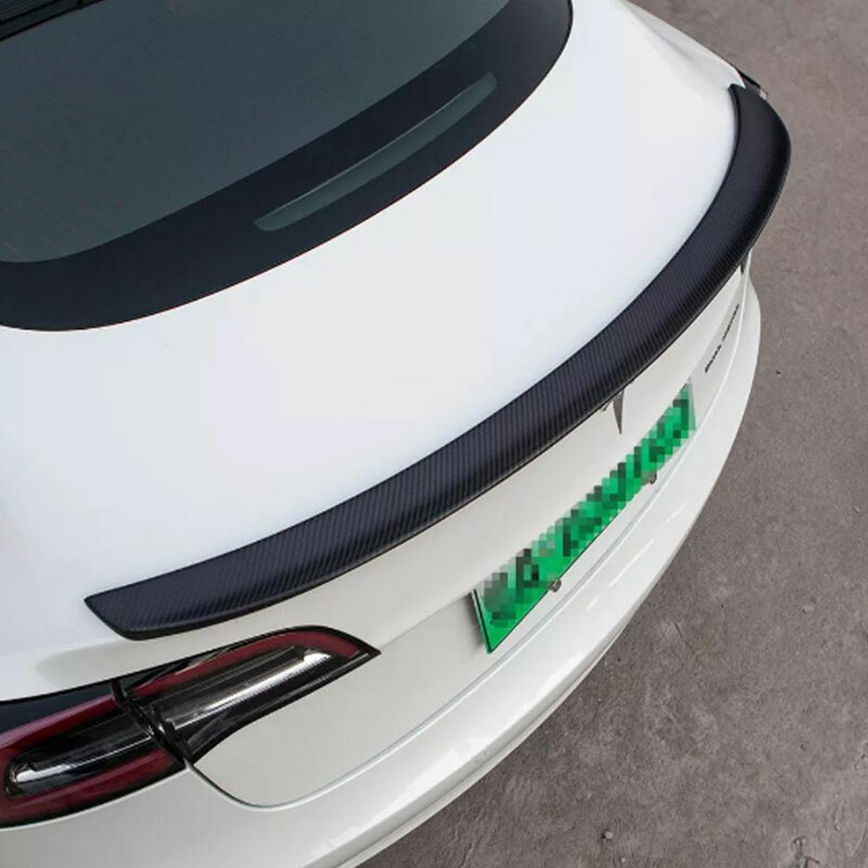 ĐTDĐ T Tplus Mẫu 3 Phía Sau Thân Cây Cánh ĐẦM XÒE DỰ Mẫu Tesla Model Y 2017-2022 Phụ Kiện Sợi Carbon Ban Đầu Đuôi kiểu Dáng Xe Bộ Đầm Body