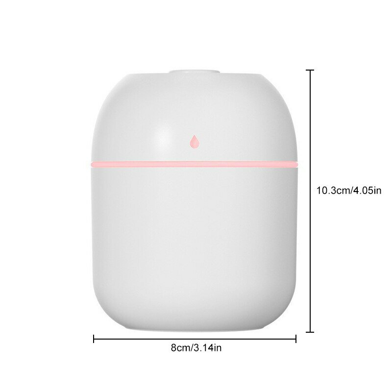 Pelembap udara portabel, melembabkan Hawa portabel tetesan Air USB Desktop dalam ruangan atomisasi untuk rumah tangga