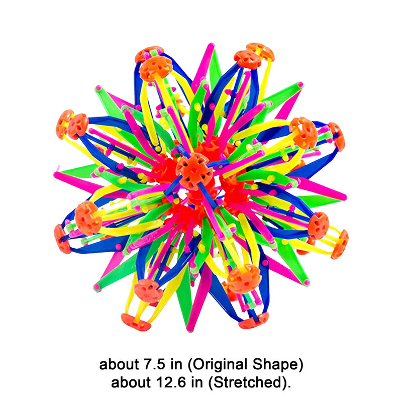 Oddychająca piłka rozbudowy oddychanie zabawkowa piłka kula dla dzieci Stress Reliever zabawki piłka układanka kolorowe rozbudowy Magic Ball
