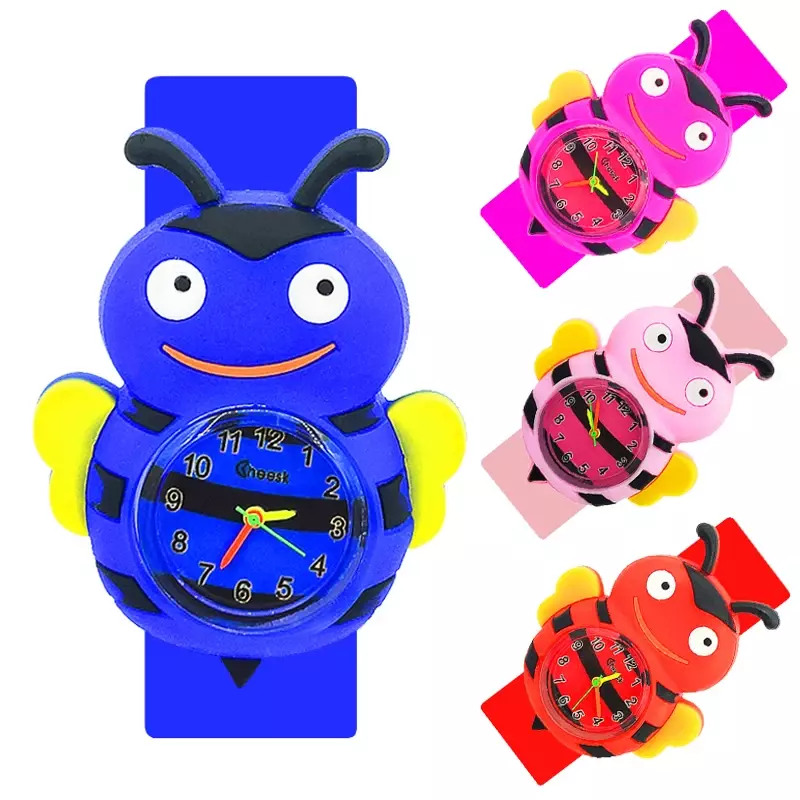 Relojes de diseño único para niños y niñas, pulsera de cuarzo con diseño de animales mixtos, ideal para regalo de cumpleaños