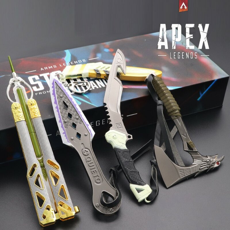 Апекс легенды, модель оружия, октановый нож-бабочка Wraith Kunai, Бангалор, холодная сталь, игрушка для детей