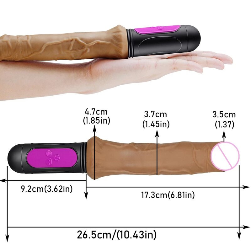 USB Heating Realistic Dildo Vibrator for Woman 10 speed bend Soft huge dildo Penis G Spot Vagina anus Masturbator Sex Toys