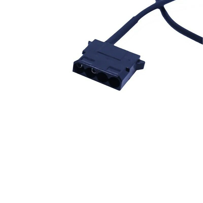 Alta qualidade 1 a 1 2 usb para 3 pinos/4 pinos pwm 5v usb sleeved ventilador adaptador de alimentação cabo do conector com interruptor on-off