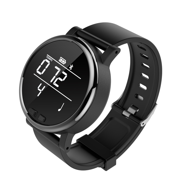 Cyfrowy inteligenty zegarek sportowy somatosensoryczny wibracja elektroniczny metronom elektroniczny zegarek na rękę kompatybilny z Bluetooth zegarek do Fitness