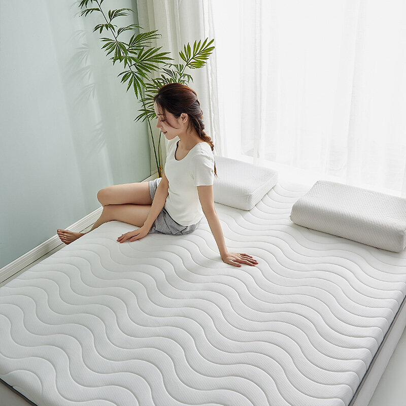 Estera de cama multifuncional de punto de vid de hielo de algodón de doble cara para cuatro estaciones, estera para dormir/colchón/colchones/estera de Tatami