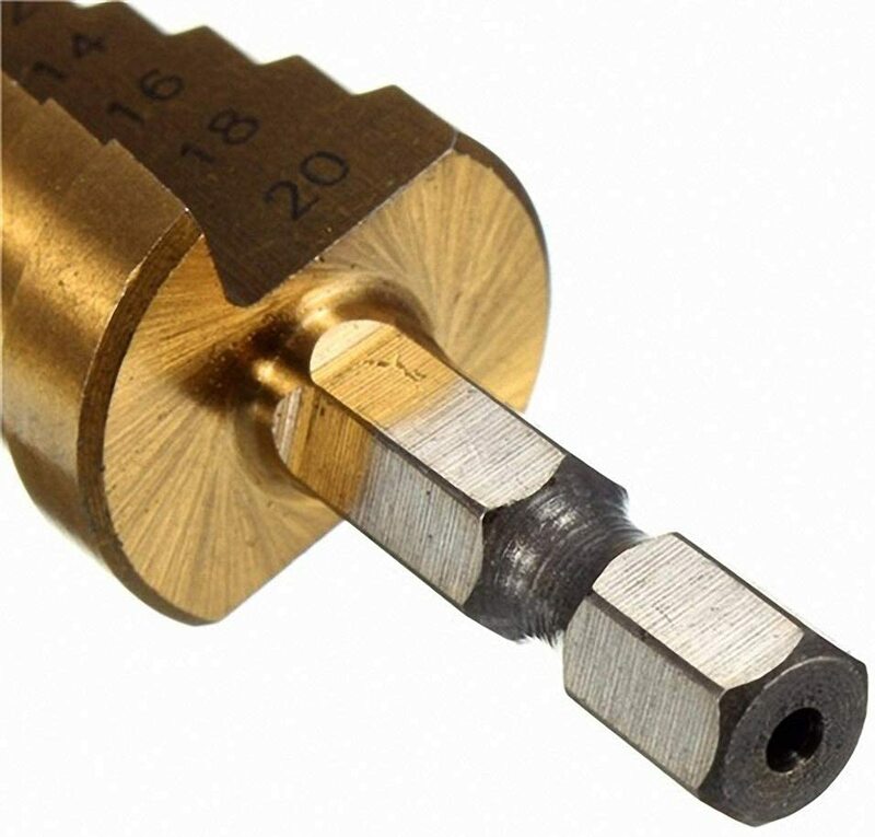 3pcs HSS punta da trapano in titanio 4-12 4-20 4-32 utensili elettrici per perforazione metallo lavorazione del legno legno metallo Mini Set DT6