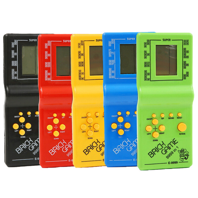 Children Pleasure Games Player Classic Handheld Game Machine Tetris Game Kids Game Console Toy with Music Playback Retro