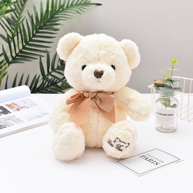 Muñeco de peluche de oso de peluche Kawaii, bonito Anime, regalo de cumpleaños del Día de San Valentín, logotipo sorpresa de vacaciones para niños, precios al por mayor