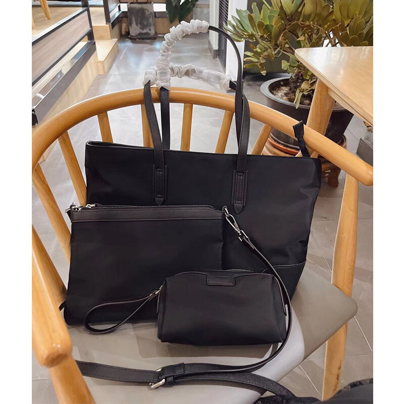 Nieuwe Luxe Nylon Handtassen Vrouwen 3 Stuks Set Schoudertassen Designer Crossbody Tassen Voor Wome Casual Vrouwelijke Tote Messenger Bag