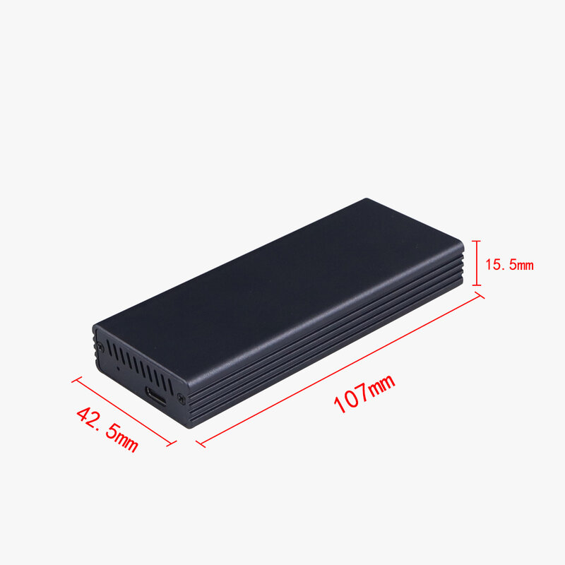 XT-XINTE Aluminum Alloy Type-C USB-C to 16+12 Pin Mobile Box HDD Enclosure for Air Pro 2013 2014 2015 2016 SSD Portable Case
