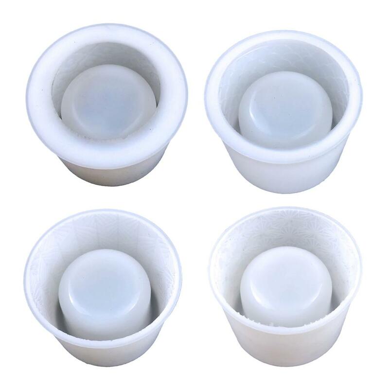 Cylindrical Flower Pot Silicone Mould DIY Cement Flower Pot Epoxy Resin Mould Desktop Decoration Craft Tools Resin Flower Mould