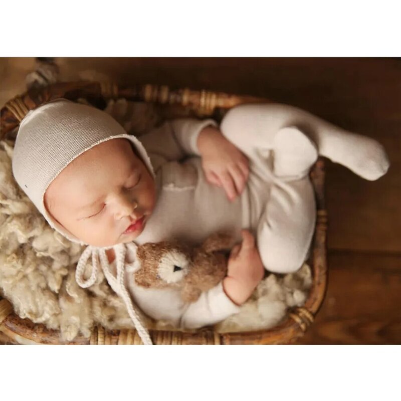 Conjunto de accesorios para fotografía de bebé recién nacido, pelele para bebé, Mono para fotografía, accesorios para fotografía