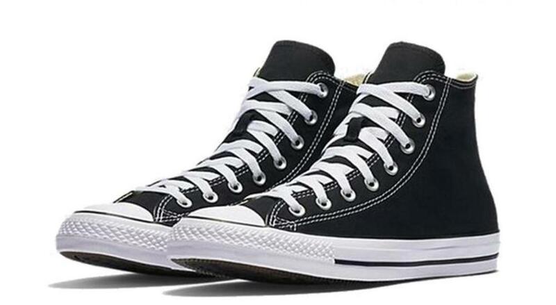Converse Original Chuck เทย์เลอร์ All Star Core สเก็ตบอร์ด Unisex รองเท้าผ้าใบคลาสสิกสีดำสูงผ้าใบรองเท้า