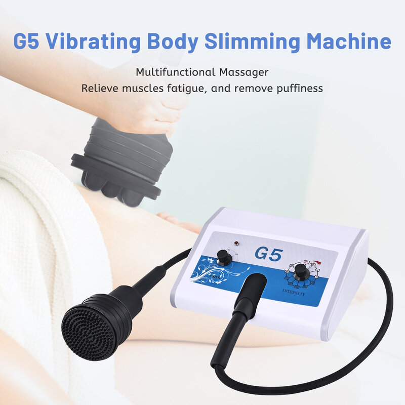 Máquina de adelgazamiento corporal vibratoria G5, masajeador eléctrico de alta frecuencia para reducir la grasa, moldeador corporal 5 en 1, dispositivo de pérdida de peso para Spa