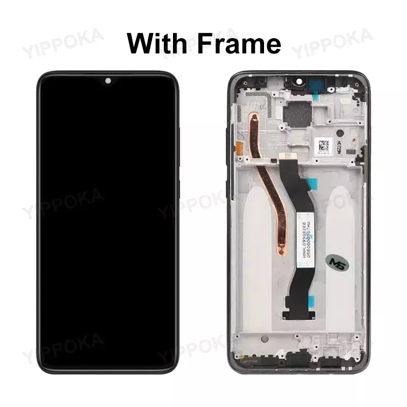 6.53" Original For Xiaomi Redmi Note 8 Pro Display Touch Screen Digitizer Replacement Parts For Redmi Note 8 Pro LCD 10 Tou