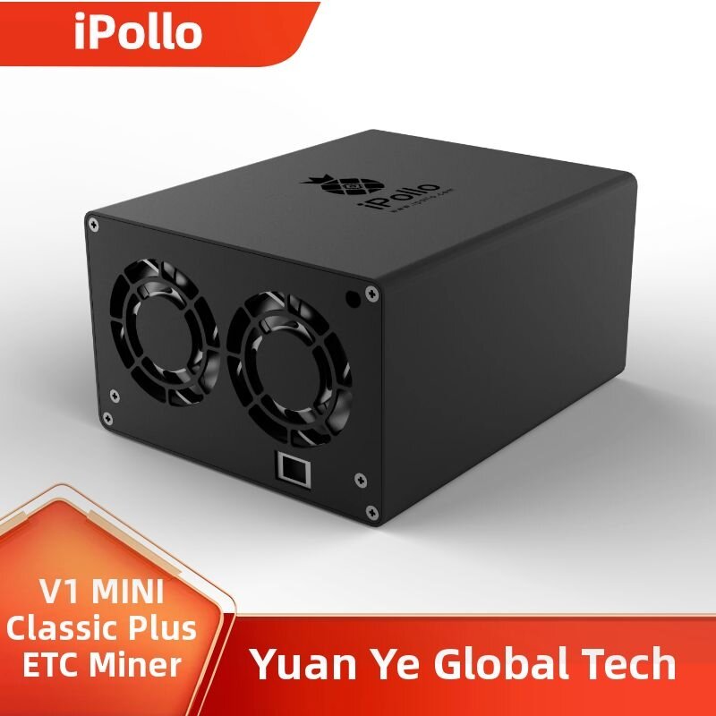 Флюоресцентный мини классический мини-Майнер V1 Mini Classic Plus ETC, устройство для подключения Wi-Fi, Гашир 280 мгн/с ± 10%, цифровая валюта и т. д., ZIL,ETP,EXP