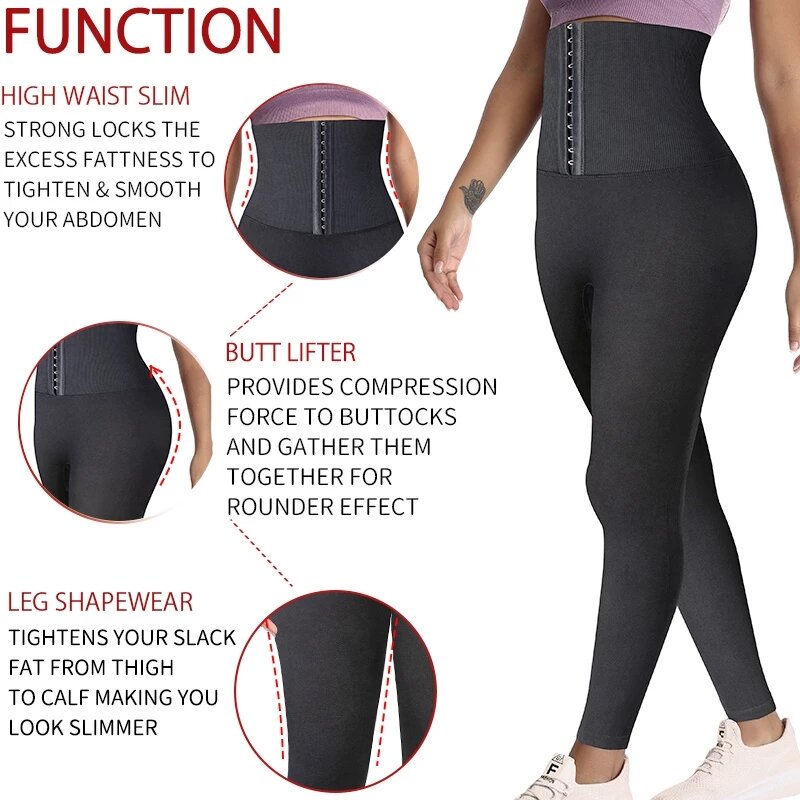 Pakaian Pembentuk Tubuh Wanita Slip Bodysuit Pelangsing Tubuh Penuh Korset Pakaian Dalam Pembentuk Trainer Pinggang Selubung Pemulihan Postpartum
