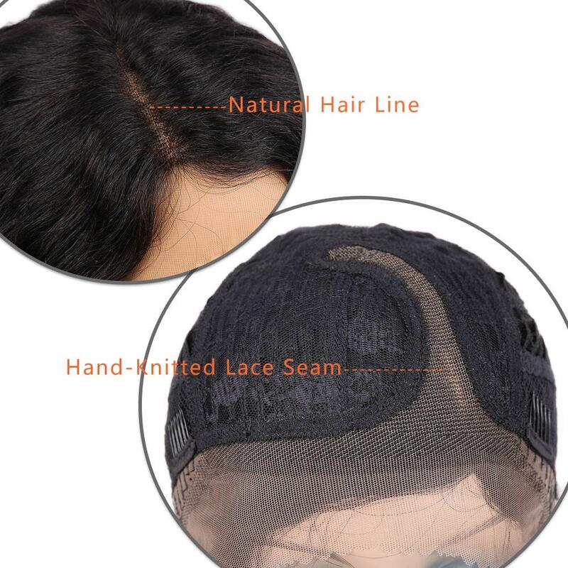 Esty Women Short Wig Part Lace Front Wigs Pixie Cut Wig Human Hair Deep Water Wave Wig Cheap Pre Plucked Wigs for Black Women