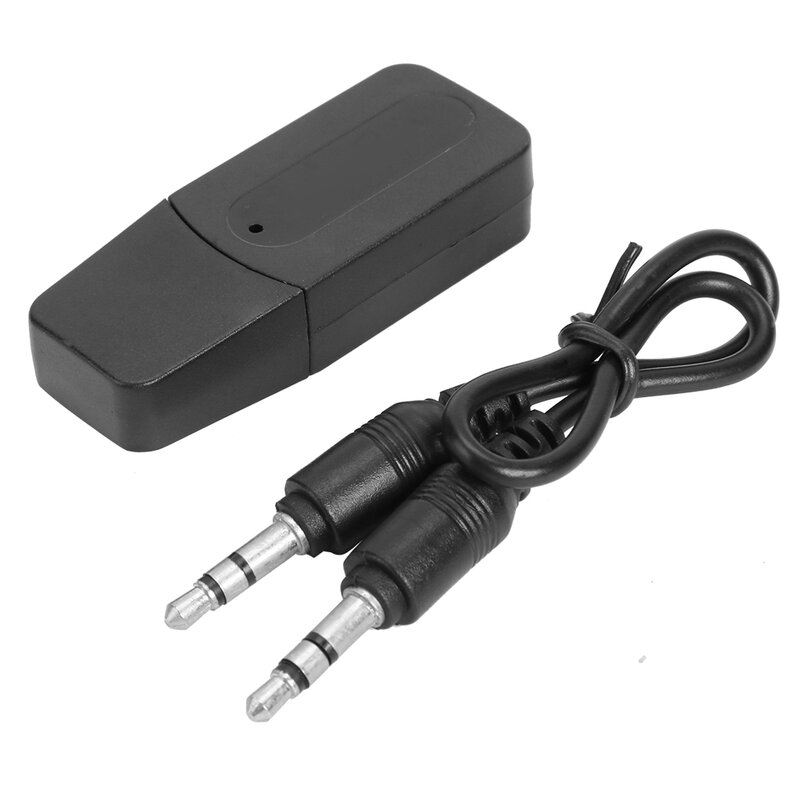 Usb bluetooth-compatível a2dp adaptador 3.5mm aux música sem fio receptor de áudio para telefone carro plug and play sem motorista