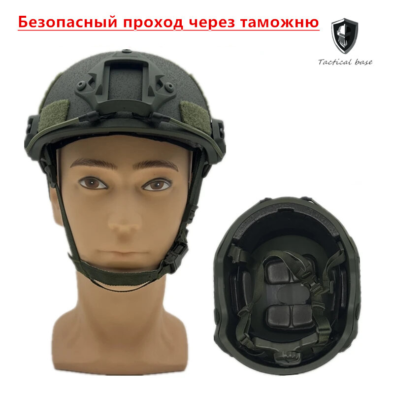 Helm Taktis Cepat Pelindung Helm Pelatihan Penggemar Tentara Musim Dingin dan Musim Panas Tabby Anti-Smash