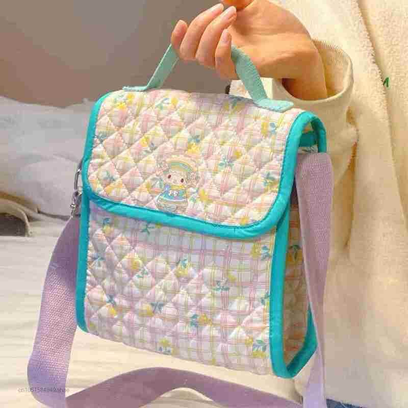 Sanrio оригинальная весенне-летняя милая сумка My Melody Cinnamoroll Y2K сумка для студентов колледжа японская сумка-мессенджер сумки через плечо