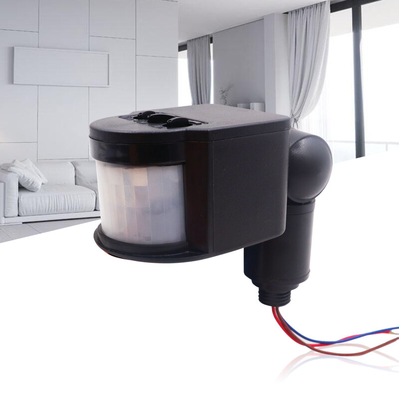 Interruptor de luz con Sensor de movimiento para interior y exterior, dispositivo automático con luz LED, 5W-100W, CA 220V