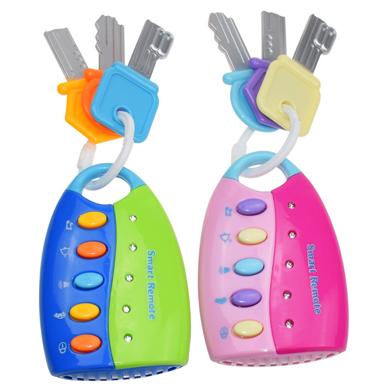 Lustige Baby Spielzeug Musical Auto Key Gesang Smart Remote-Auto Stimmen Pretend Spielen Pädagogisches Spielzeug Für Kinder Baby Musik Spielzeug