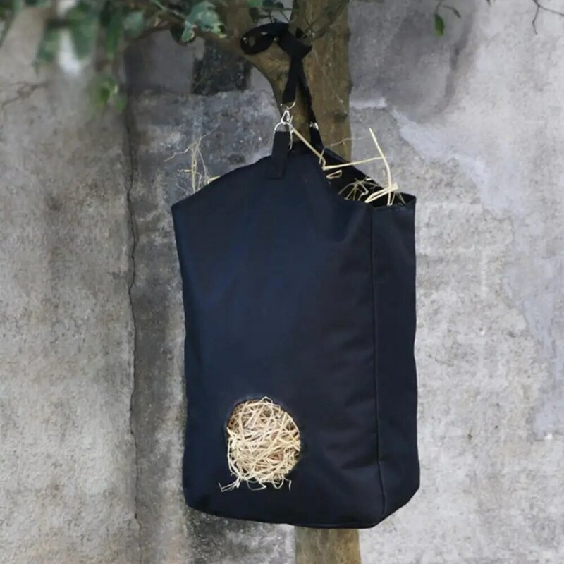Useful Hay Pouch Wear-resistant Waterproof Easy to Carry Stable Big Hay Tote Bag