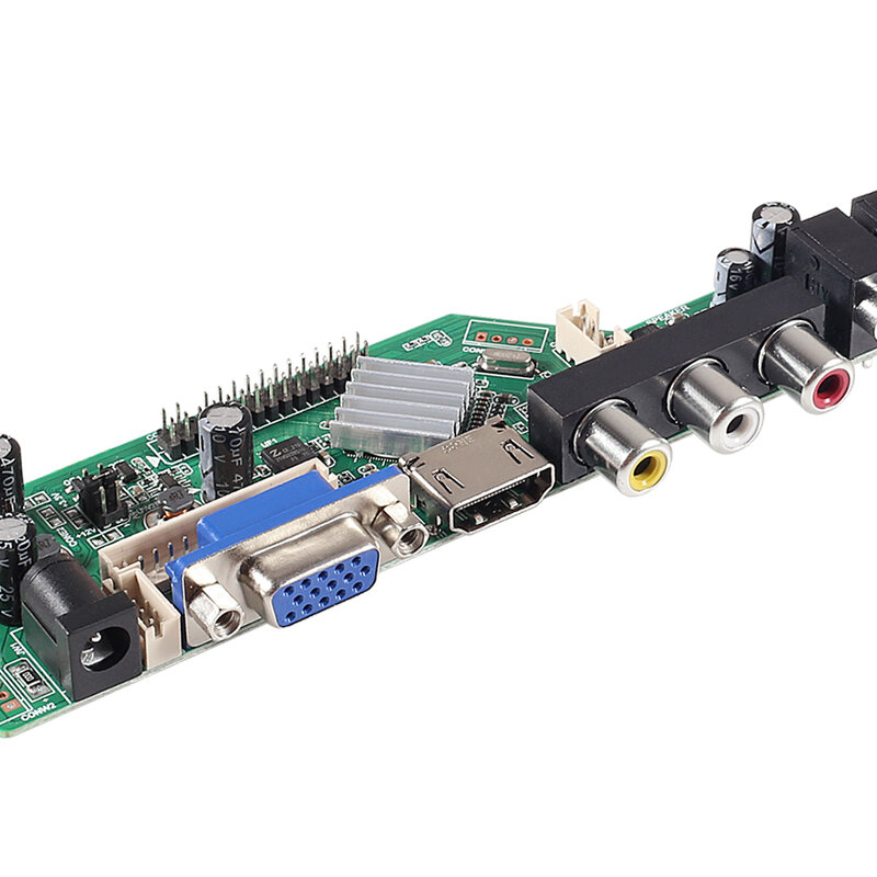 Universal Scaler Kit 3663 TV Controller Driver BoardดิจิตอลสัญญาณDVB-C DVB-T2 DVB-T Universal LCDอัพเกรด3463AกับLvds