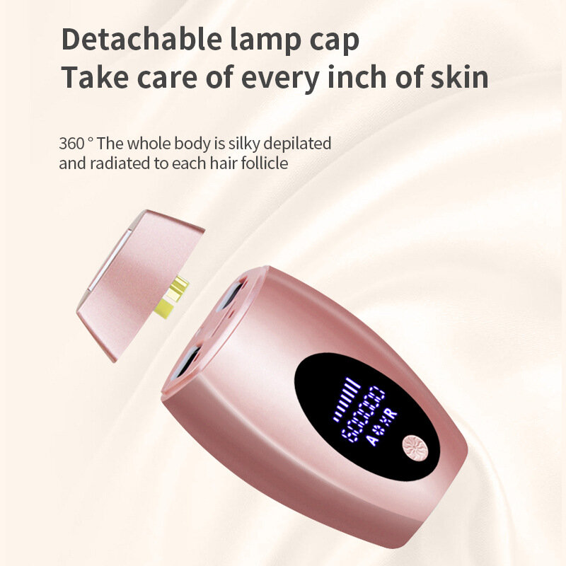 Fotodepiladora láser IPL para hombres y mujeres, minidepiladora indolora de cuerpo completo para el hogar, depilación